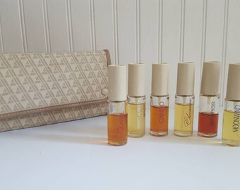 Avon vintage perfume bottles perfume samples avon seller kit avon sample kit moonwind candid sweet honesty charisma