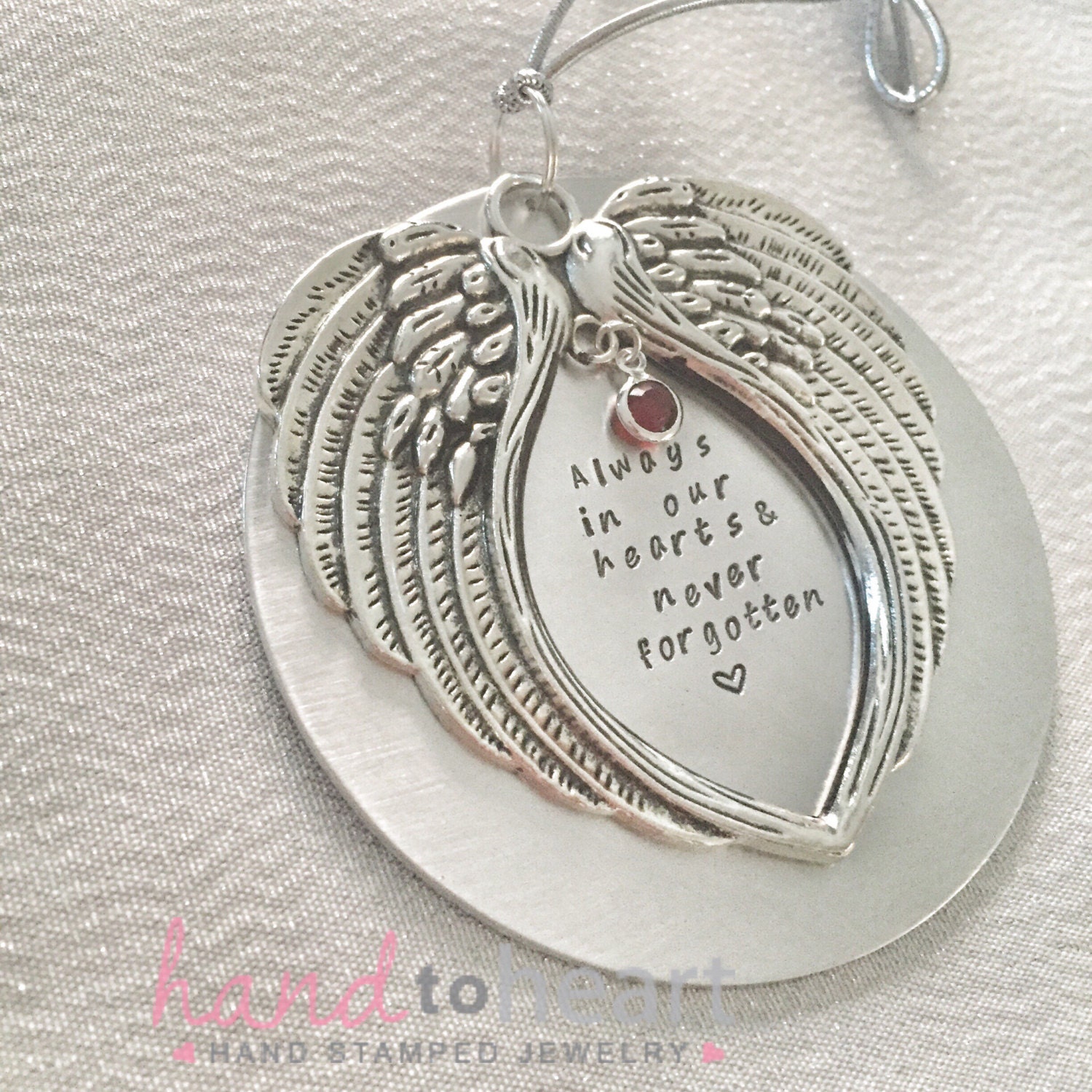 Memorial christmas ornament custom memory keepsake in