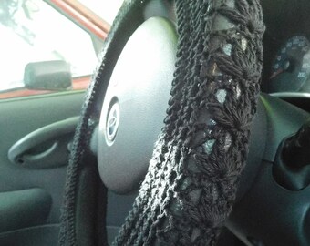 Car Accessories Car Gifts Crochet Wheel Cover Car Decor Wheel Cover for car Steering wheel cozy Wheel cover Steering wheel cover H18024