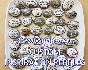 Wedding favors, Message stones, Affirmation rocks, Inspirational Stones, Affirmation Stones, painted rocks, painted pebbles, personal gift