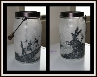 Large Lighted 3 Brothers Jar