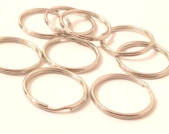 500 Split Rings 25 mm - Key Rings | Split Key Rings | Keyring | Key Ring | Key Chain Split Ring | 0156