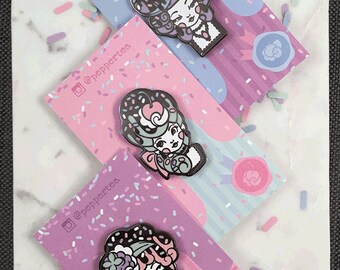 Set of Three Rococo Sundae Pins