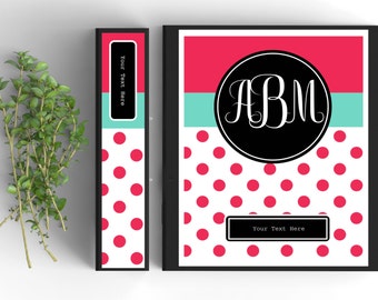 binder cover etsy