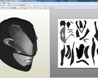 how assemble to 4 fallout power armor from HyprozStudio Foam Ragnarok Thor File Helmet Pepakura