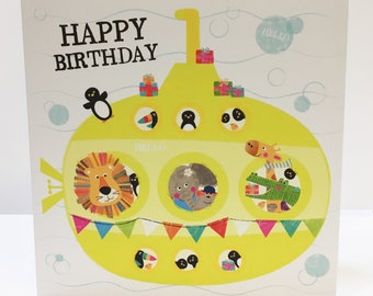 Yellow Submarine - Birthday Card