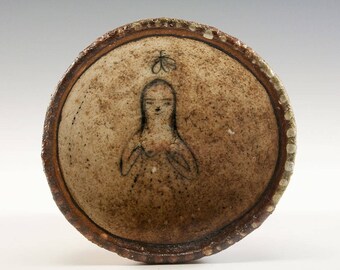 Wood Fired Pinch Bowl by Jenny Mendes - Lady