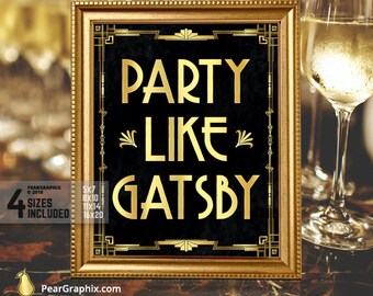 Great Gatsby party decorations. Party supplies. Prohibition Great Gatsby party decorations. Party supplies. Prohibition