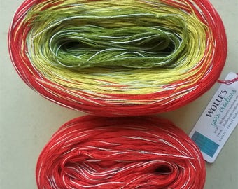 Kit -- MARTINI MEDLEY 2 -- Sport Weight -- Color Changing Cotton yarn (150 gr /480 yards)