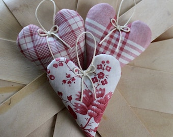 Lavender Sachet - Heart Sachet set of 3