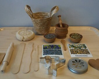 Montessori Multi Sensory PlayDough Basket
