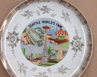 Seattle World's Fair vintage plate