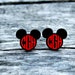 Monogram Mickey Earrings