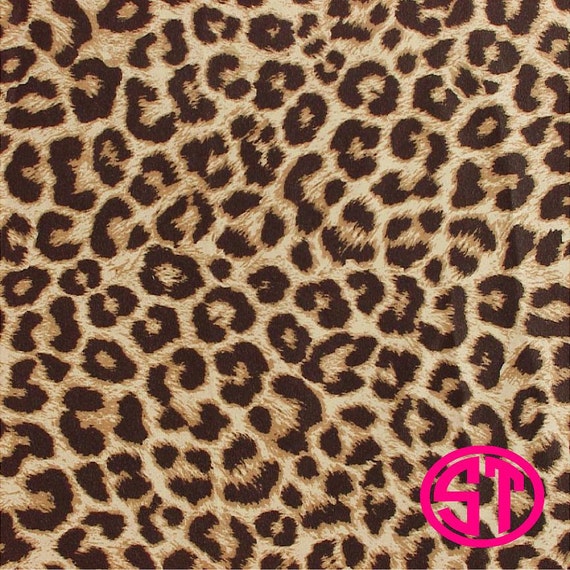 Leopard Print printed indoor outdoor glitter or metallic