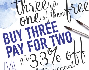COUPON Buy 3 Items Get 1 of them Free
