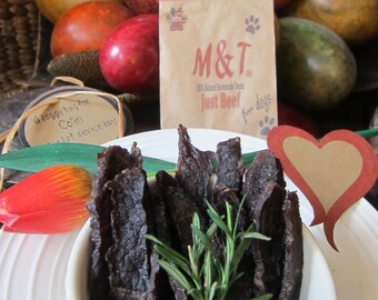 Just Beef - All Natural Human grade Healthy Jerky Treats for Dogs