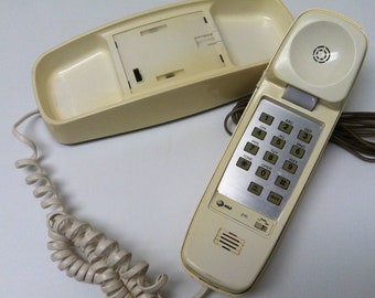 Vintage Retro AT&T 210 Landline Push Button Telephone Home Phone