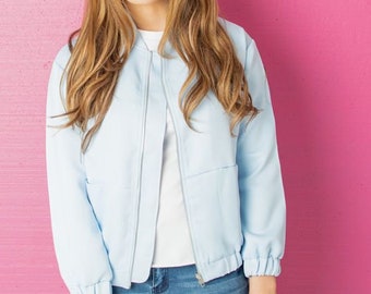 Blue Bomber Jacket