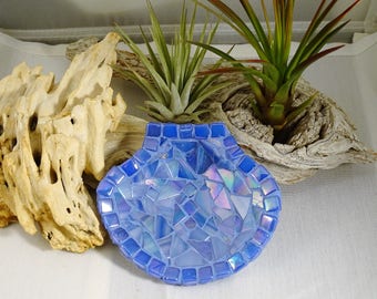 mosaic scallop shell