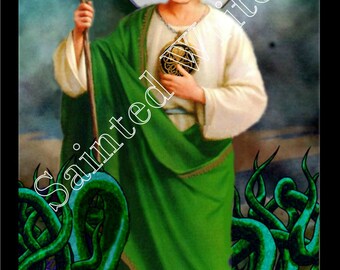 HP Lovecraft Sainted Writers Secular Prayer Candle