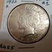 1922 AU Peace Silver Dollar ,Vintage Coin, American Silver One Dollar Coin, Old Coin, Collectable Coin