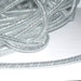 Silver Nylon Mesh Cord Tubing, 9-10mm - 3ft.