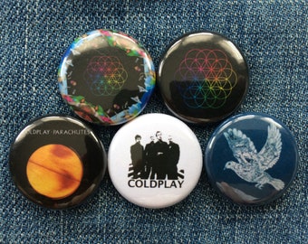 Coldplay | 1" Button Pinbacks