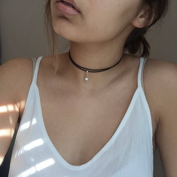 Vegan Choker ,women Choker,everyday choker, double choker,Choker for Women,simple leather Choker,leather choker, black leather choker