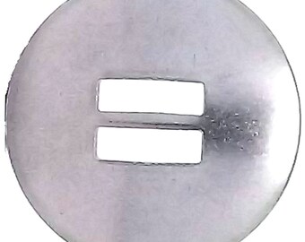 Slotted Concho Stainless Steel Smooth 1-1/2" 1350-03