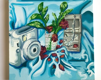 Still Life Oil Painting on Canvas