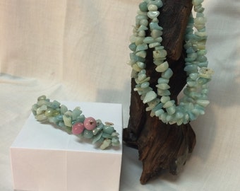 Spring Growth Bracelet and Hairclip set