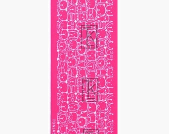 Stuffed Animals Border Silk Screen silkscreen