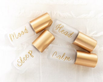 Frosted 5ml Roller Bottle Set