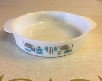 Fire King Cake Dish