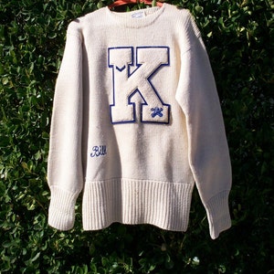 Vintage Letter Sweater, Man's