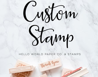 Custom Stamp, Create Your Own Custom Text Stamp, Stamp With Your Text, Name Stamp, Signature Stamp, Stamp for Kids, Make Your Own Stamp