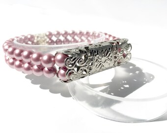 Classic Stretch Silver-tone Fitbit Flex Bracelet