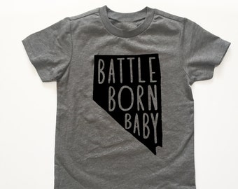 Battle Born Baby Nevada pride Tshirt