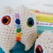 Chakra Doll, Reiki Doll, Rainbow Plush, Chakra Amigurumi, Monster Doll, Distance Healing