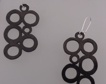 Recycled Rubber Earrings
