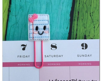 Paper Planner Clip, Bookmark, paper clip, planner accessories, page clip, paperclip, planner paper clip, felt planner clip