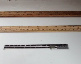 Vintage, Sewing, Measuring Tools, Yard Stick, Ruler, Hem Gauge, Lot of 3, Sewing, RhymeswithDaughter
