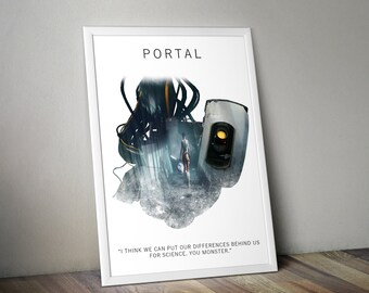 Portal A3 Game Art Print
