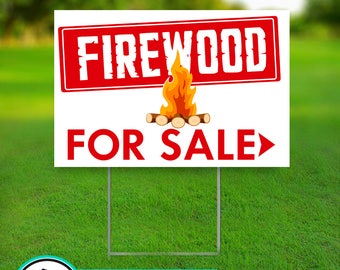 Firewood for Sale Sign - Firewood Sign - Camping Wood - Camp Wood - For Sale Sign