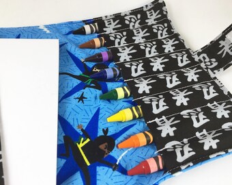 Crayon Wallet Ninjas, Birthday Party Favor