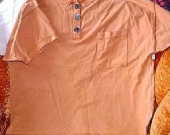 Simpatico Sportswear Burn't Orange T Shirt Size L