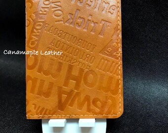 Leather Passport Wallet / Passport Case / Passport Holder