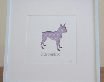 Framed Silhouette of Dogs