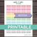 College Stickers, College School Stickers, Printable College Planner Stickers