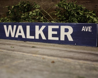 Wooden Street Sign, Custom Street Sign, Personalized Street Sign,